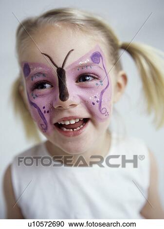 Face painting View Large Photo Image Stock Image - Face painting. Fotosearch