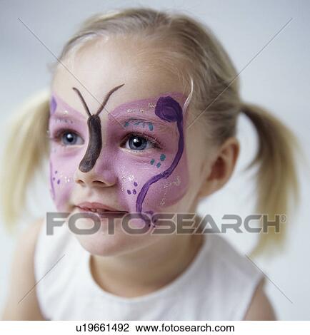 Face painting View Large Photo Image Stock Image - Face painting. Fotosearch