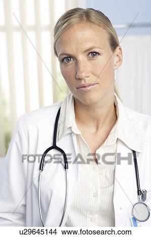 Picture - Female doctor. Fotosearch