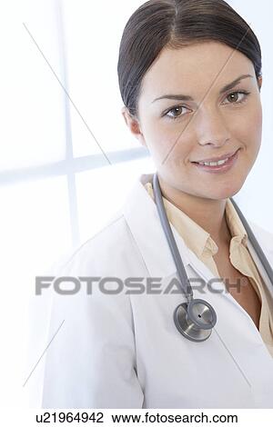 Female doctor View Large Photo Image Stock Image - Female doctor. Fotosearch