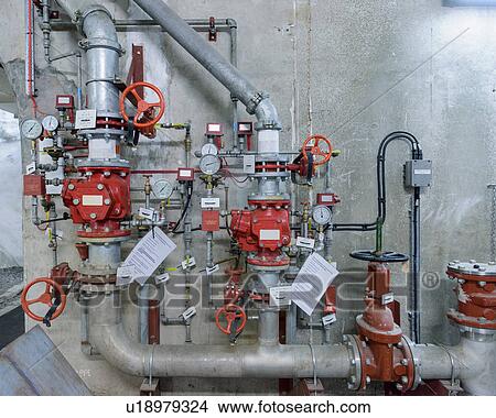 Fire control system in hydroelectric power station View Large Photo Image Picture - Fire control system in hydroelectric power station. Fotosearch