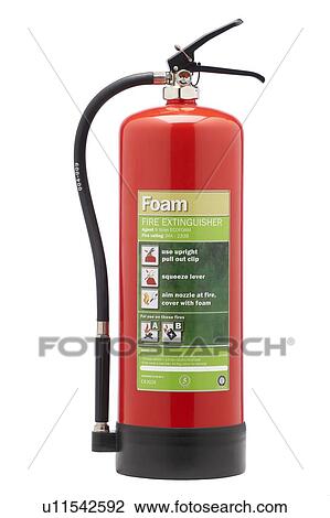 Foam fire extinguisher View Large Photo Image Stock Image - Foam fire extinguisher. Fotosearch