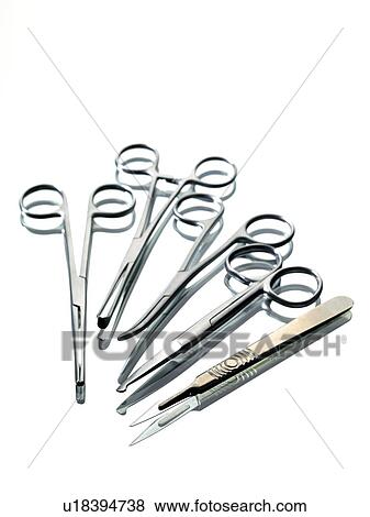 Forceps and scalpel View Large Photo Image Stock Photo - Forceps and scalpel. Fotosearch