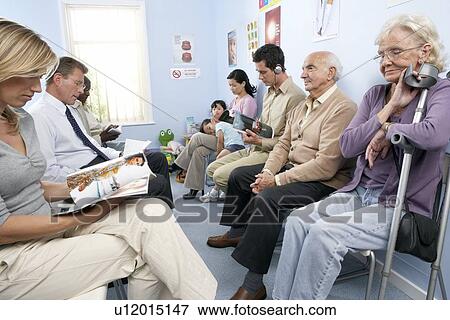 Stock Photo - General practice waiting room. Fotosearch