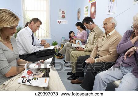 Stock Photo - General practice waiting room. Fotosearch