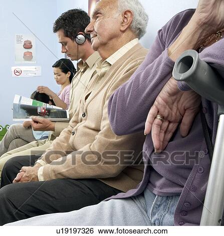 Stock Photograph - General practice waiting room. Fotosearch