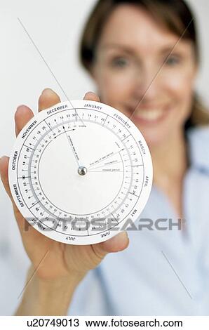 Stock Image - Gestation calculator. Fotosearch
