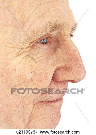 Stock Photo - Happy elderly man. Fotosearch