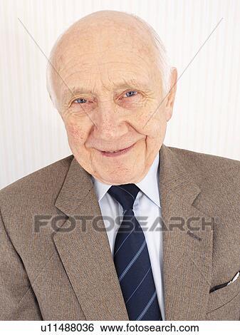 Stock Photograph - Happy elderly man. Fotosearch
