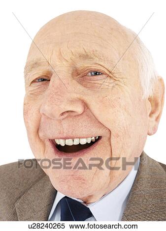 Stock Photography - Happy elderly man. Fotosearch