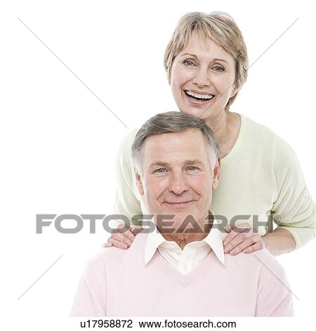 Stock Image - Happy senior couple. Fotosearch