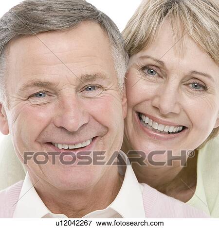Stock Photo - Happy senior couple. Fotosearch