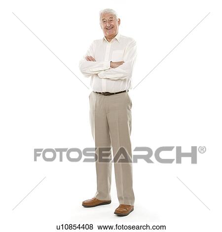 Stock Photo - Happy senior man. Fotosearch