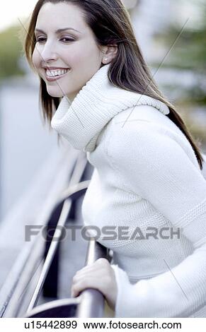 Happy woman View Large Photo Image Stock Photo - Happy woman. Fotosearch