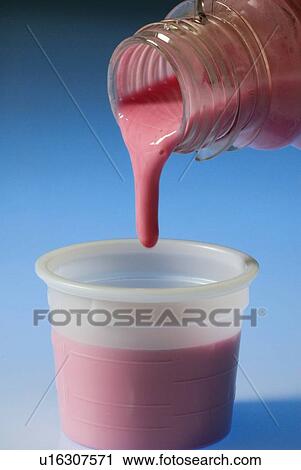 Stock Image - Heartburn and indigestion remedy. Fotosearch