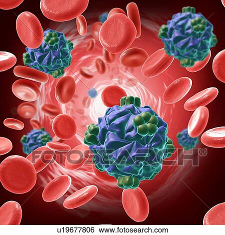 Stock Photograph - HK97 bacteriophage, illustration. Fotosearch