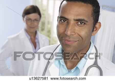 Stock Image - Hospital doctors. Fotosearch