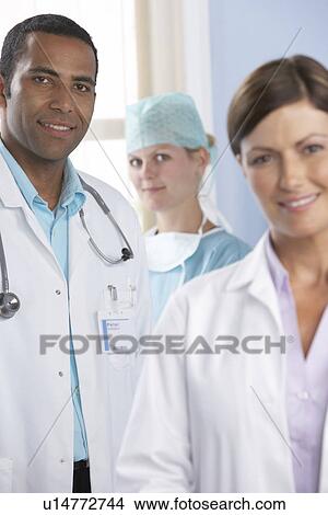 Picture - Hospital staff. Fotosearch