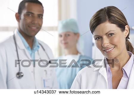 Stock Photo - Hospital staff. Fotosearch