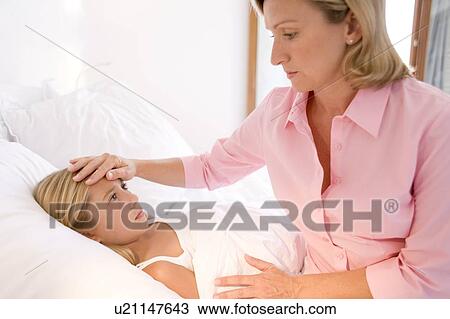 Stock Image - Ill child. Fotosearch