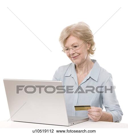 Stock Image - Internet shopping. Fotosearch