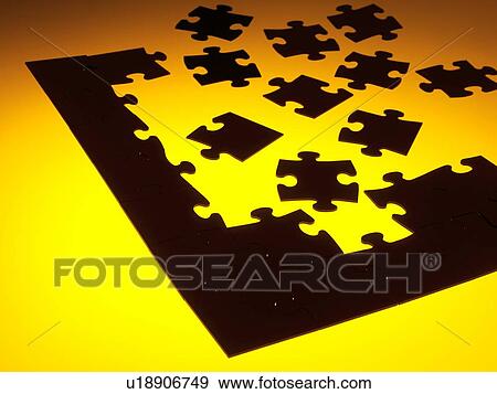 Jigsaw puzzle View Large Photo Image Stock Photo - Jigsaw puzzle. Fotosearch