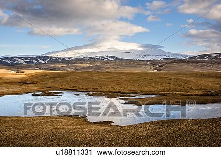 Landscape view, Landvegur, Iceland View Large Photo Image Stock Image - Landscape view, Landvegur, Iceland. Fotosearch