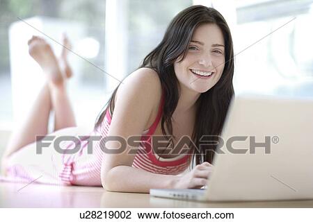 Stock Image - Laptop use. Fotosearch