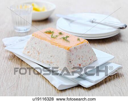 Lochmuir salmon terrine, close-up View Large Photo Image Stock Photo - Lochmuir salmon terrine, close-up. Fotosearch