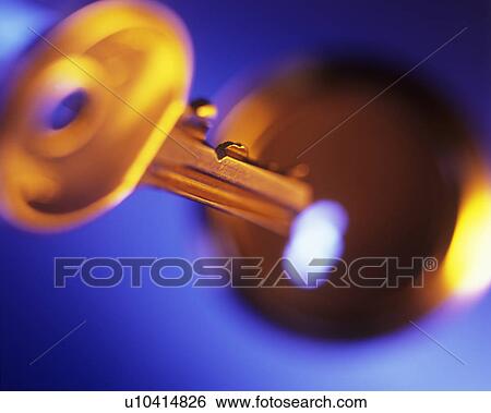 Stock Photograph - Lock and key. Fotosearch