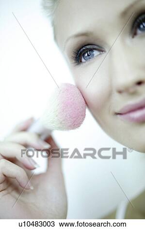 Make-up application View Large Photo Image Stock Image - Make-up application. Fotosearch