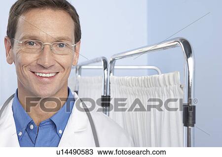 Stock Image - Male doctor. Fotosearch