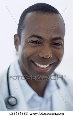 Stock Image - Male doctor. Fotosearch