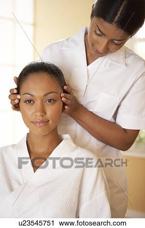 Stock Image - Massage. Fotosearch