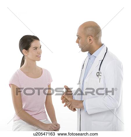 Stock Image - Medical consultation. Fotosearch