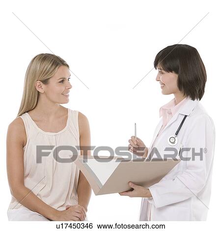 Stock Photograph - Medical consultation. Fotosearch