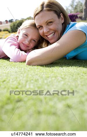 Stock Image - Mother and daughter. Fotosearch