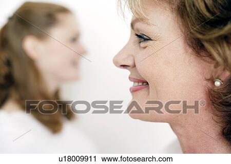 Stock Image - Mother and daughter. Fotosearch