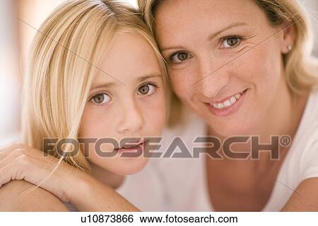 Stock Photograph - Mother and daughter. Fotosearch