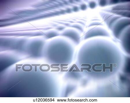 Picture - Nanoparticle lattice, artwork. Fotosearch