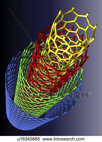 Stock Photography - Nanotube technology. Fotosearch