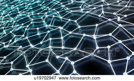 Stock Photo - Network connections, illustration. Fotosearch