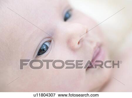 Stock Photo - Newborn baby girl. Fotosearch