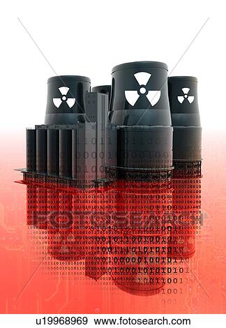 Nuclear power, illustration View Large Photo Image Stock Photo - Nuclear power, illustration. Fotosearch