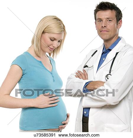 Stock Image - Obstetric consultation. Fotosearch
