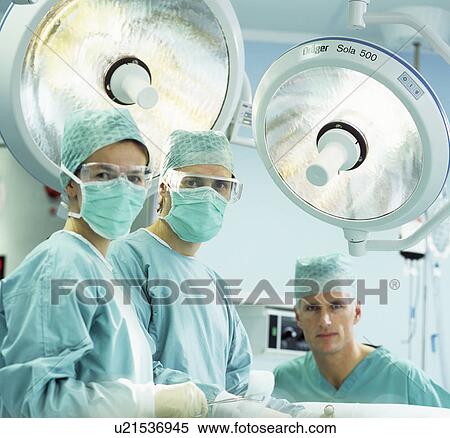 Stock Photography - Operating theatre personnel. Fotosearch