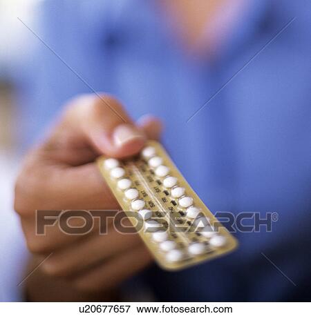 Stock Photo - Oral contraception. Fotosearch