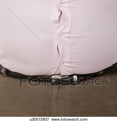 Stock Photo - Overweight man. Fotosearch