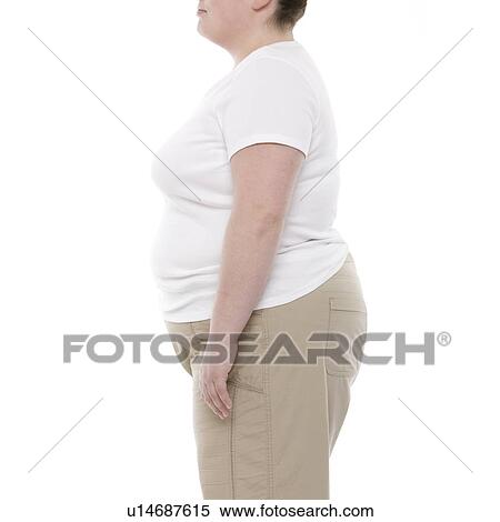 Stock Photography - Overweight woman. Fotosearch