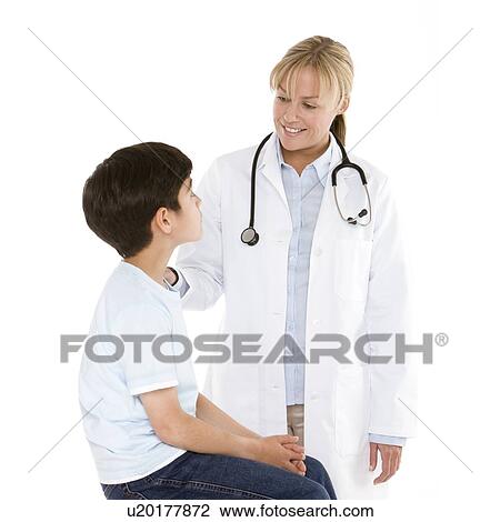 Paediatric doctor and patient View Large Photo Image Stock Image - Paediatric doctor and patient. Fotosearch
